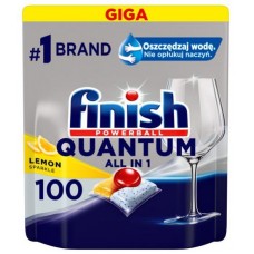 Trauku mazgāšanas tabletes FINISH QUANTUM 100gab Trauku mazgāšanas tabletes FINISH QUANTUM 100gab